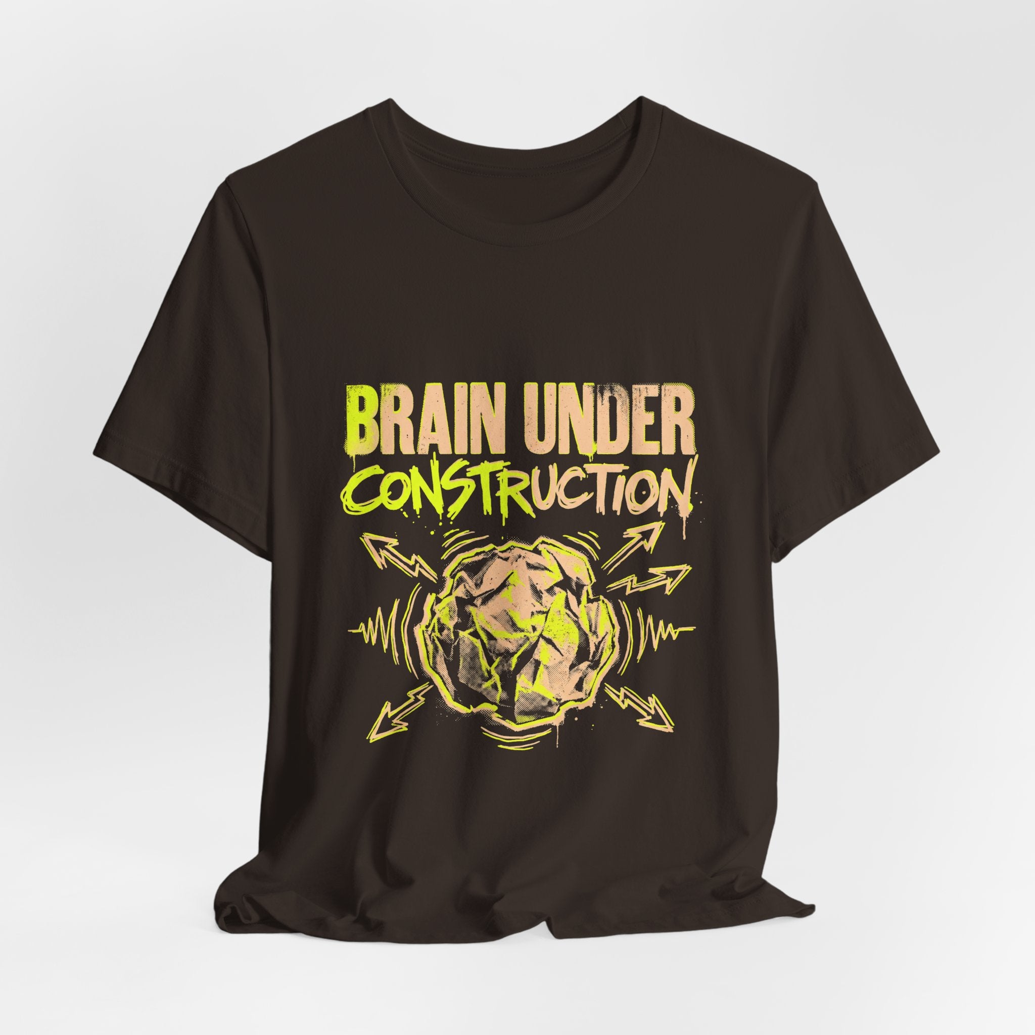Brain Under Construction Funny Mom Gift Shirt Mom Life Tee