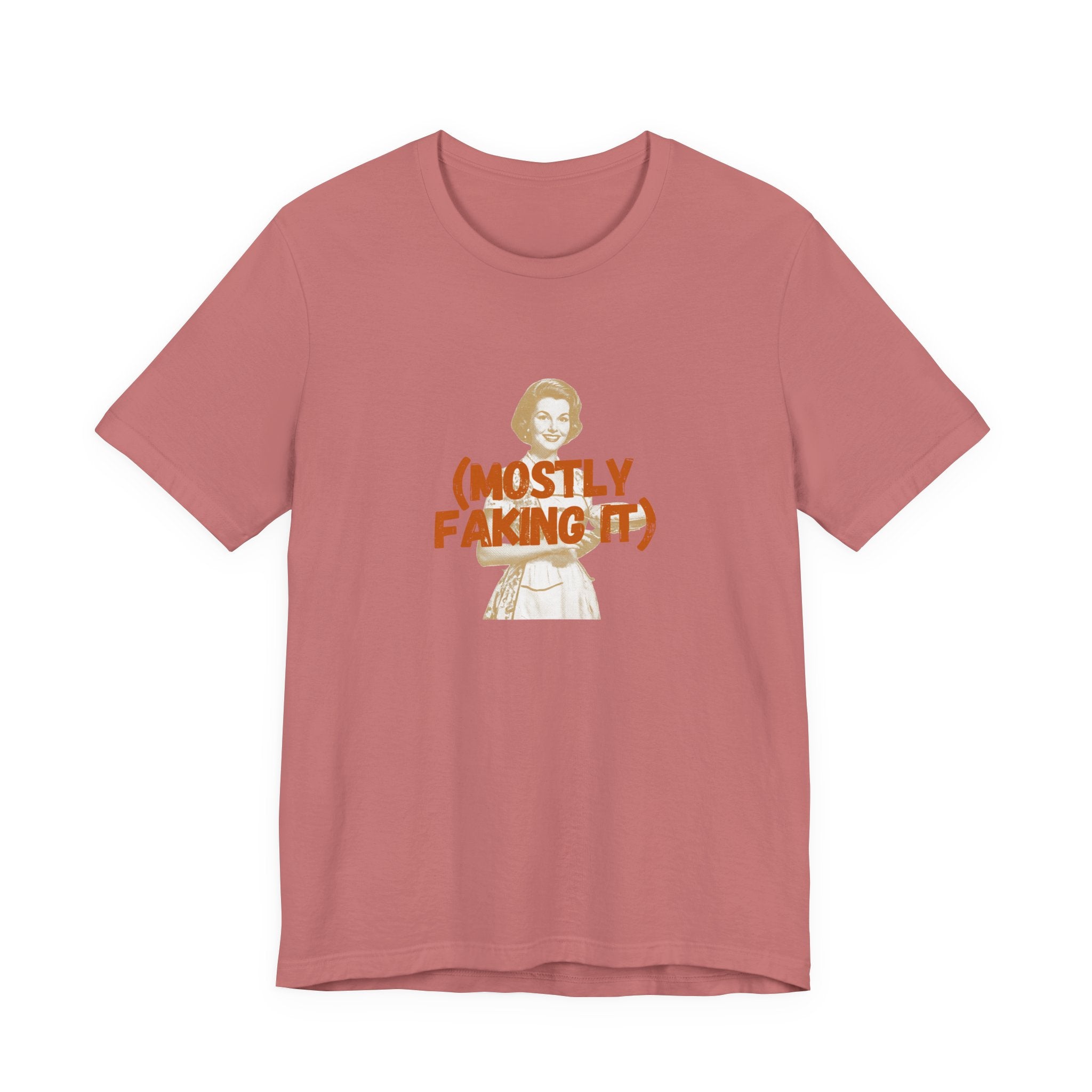 Mostly Winging It Funny Mom T-Shirt Sarcastic Gift