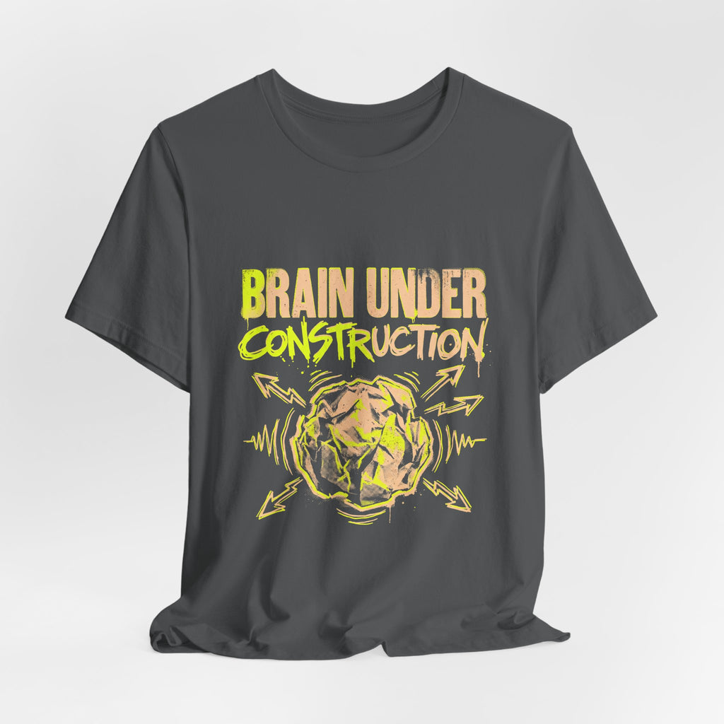 Brain Under Construction Funny Mom Gift Shirt Mom Life Tee
