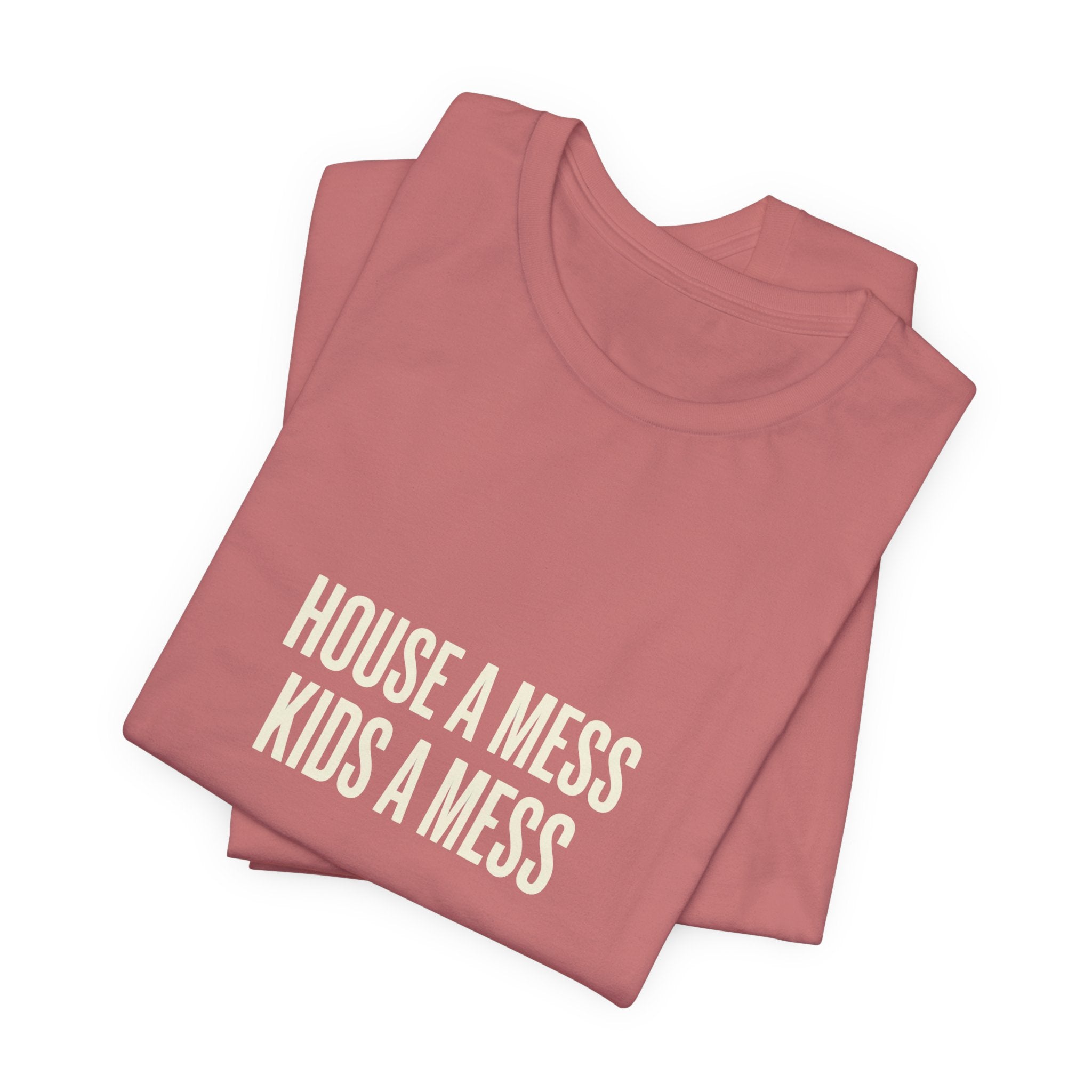 House A Mess Kids A Mess I Run This Mess -  Funny Mom Gift Shirt