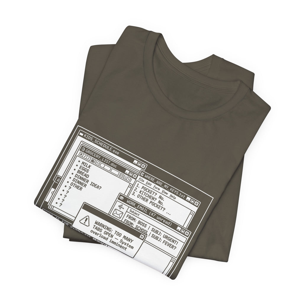 Mama Brain Tabs -  Funny Mom Gift, Sarcastic Mom Tee