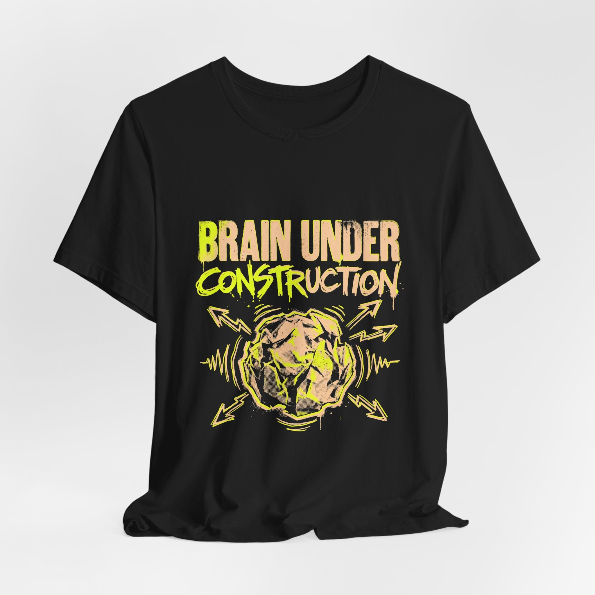 Brain Under Construction Funny Mom Gift Shirt Mom Life Tee