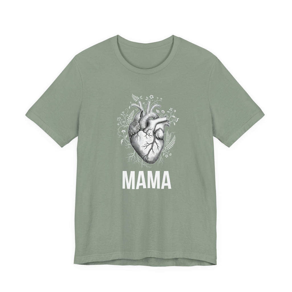 Mama Heart - Mothers Day T-Shirt - Gift For Mom