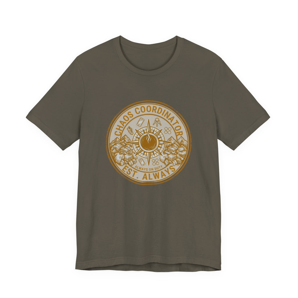 Chaos Coordinator Compass Funny Mom T-Shirt Sarcastic Gift