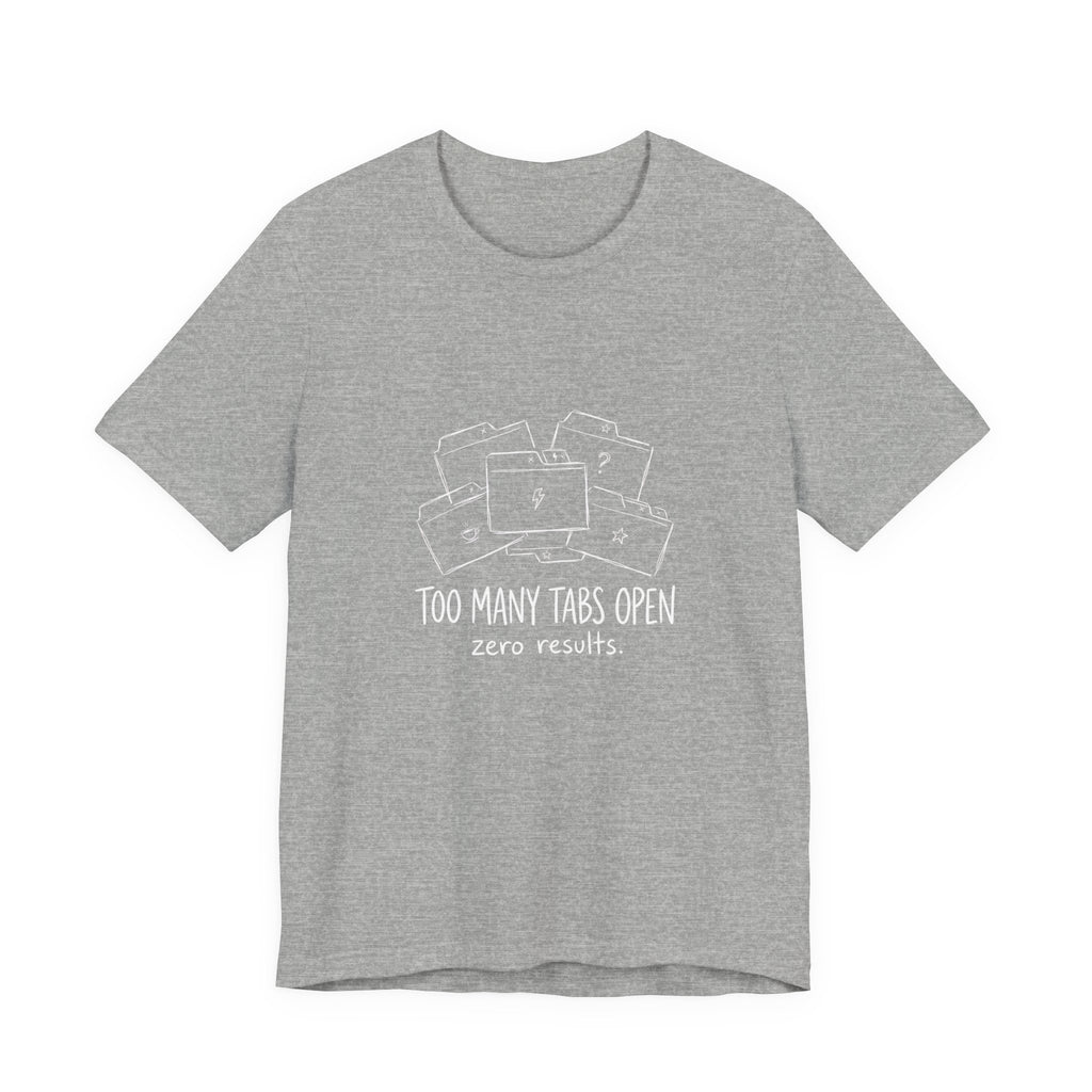 Too Many Tabs Open Funny Mom T-Shirt Sarcastic Mom Tee