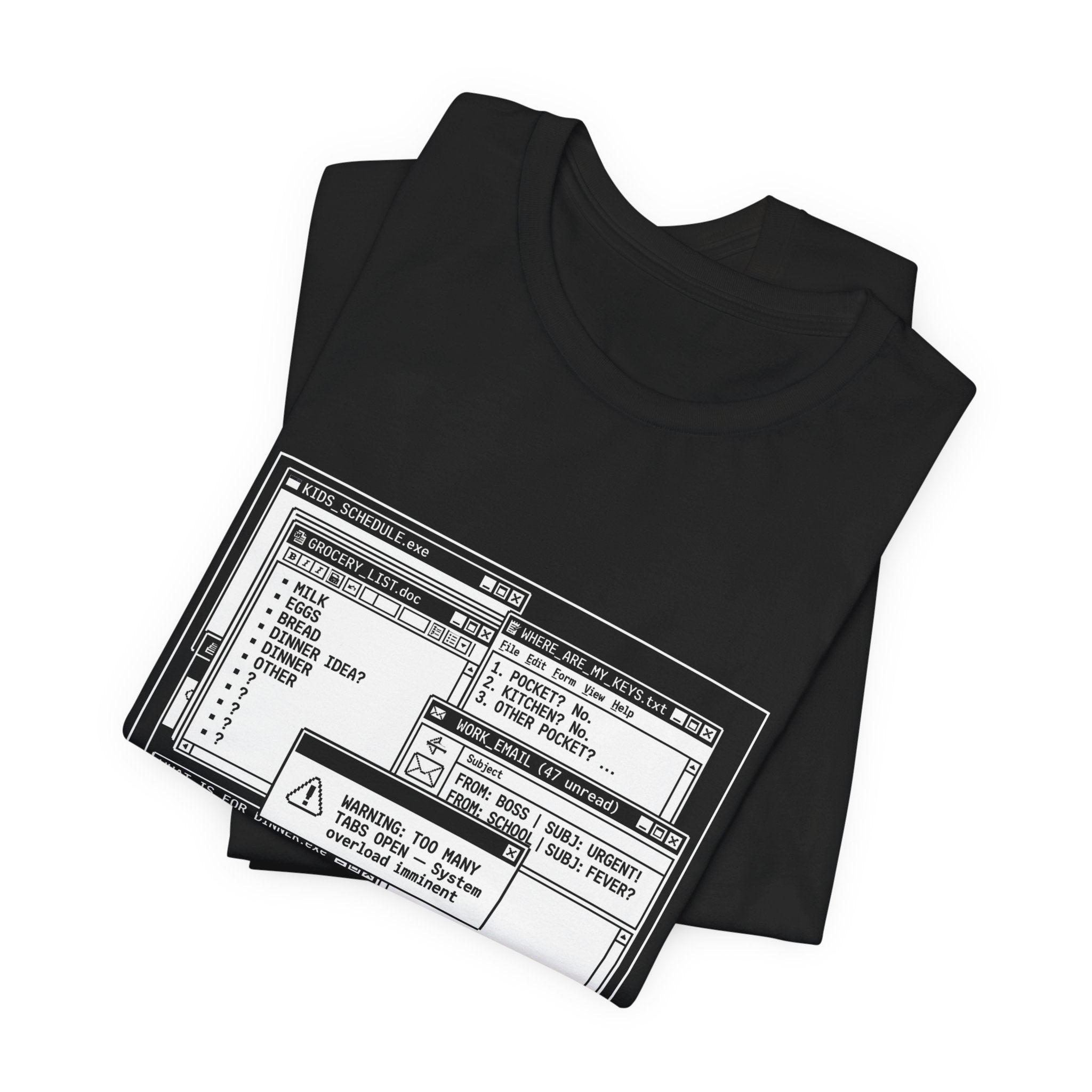 Mama Brain Tabs -  Funny Mom Gift, Sarcastic Mom Tee