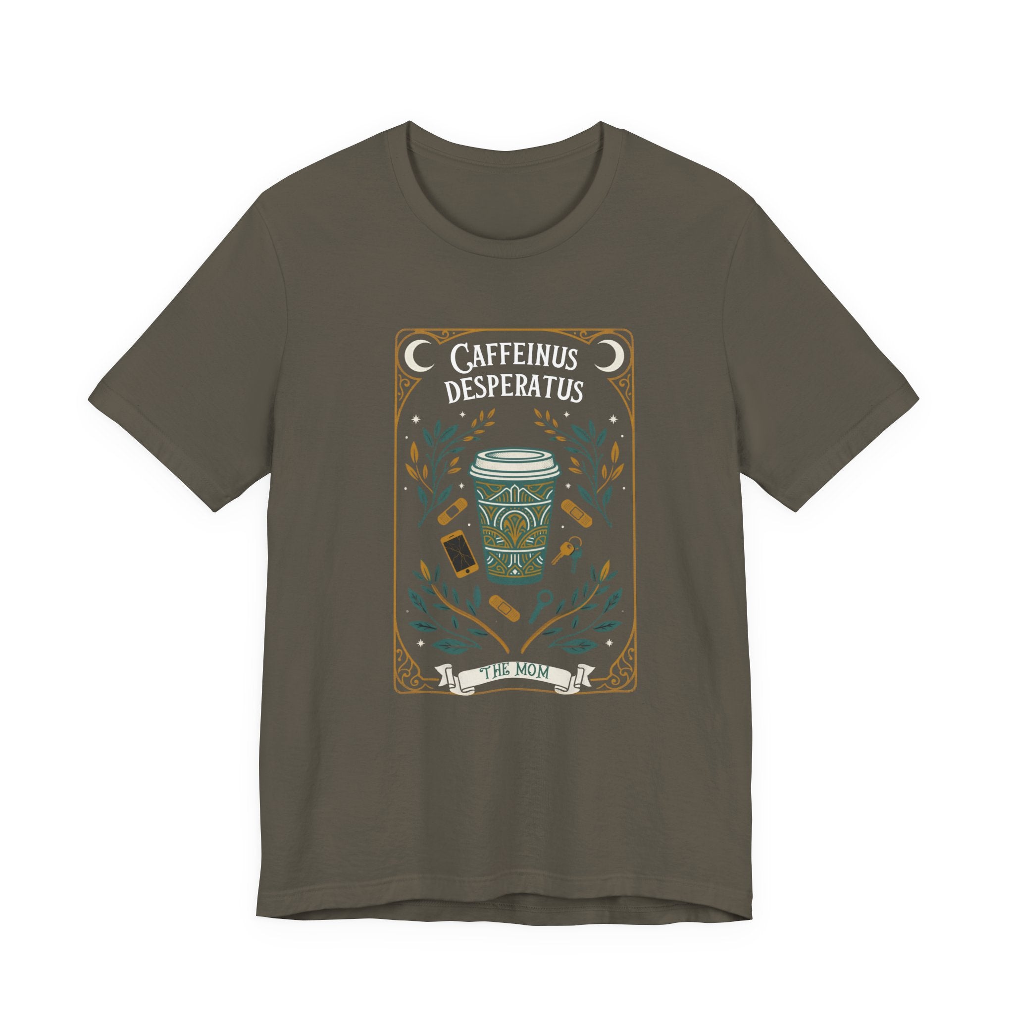 Caffeinus Desperatus The Mom Funny Mom T-Shirt Sarcastic Gift