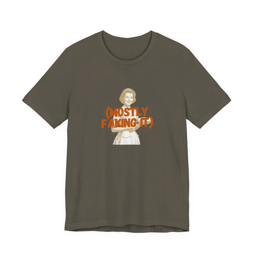Mostly Winging It Funny Mom T-Shirt Sarcastic Gift