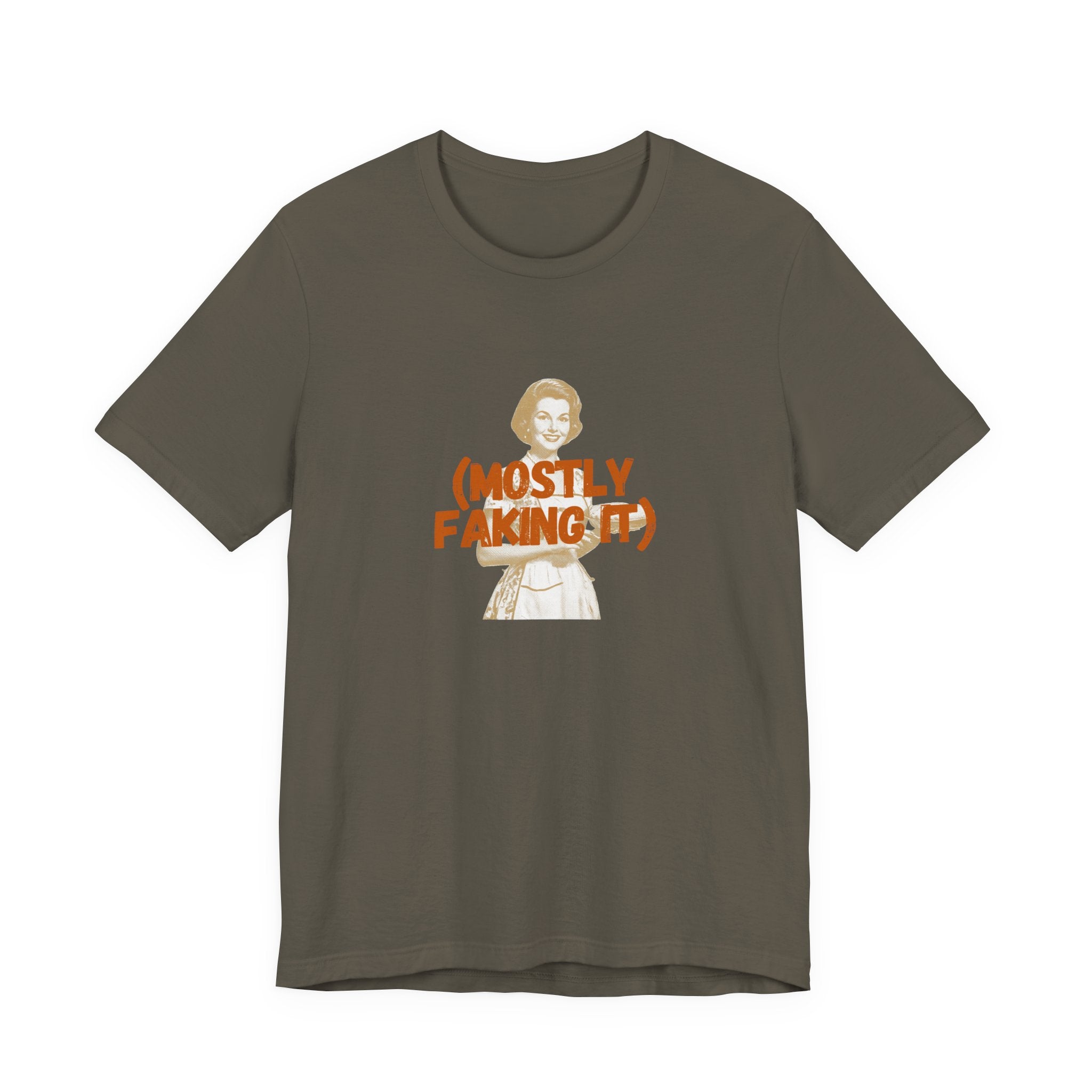 Mostly Winging It Funny Mom T-Shirt Sarcastic Gift