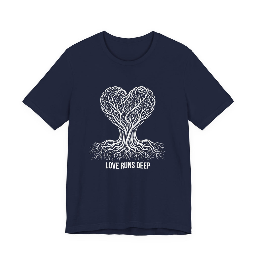 Love Runs Deep - Mothers Day T-Shirt - Gift For Mom