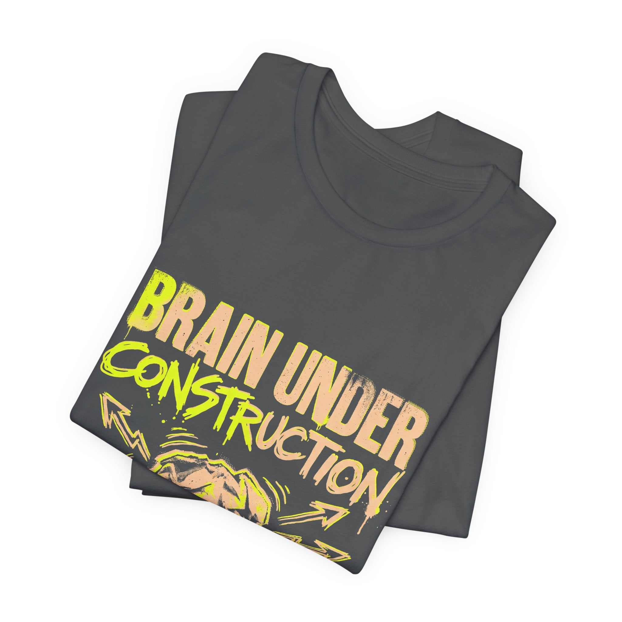 Brain Under Construction Funny Mom Gift Shirt Mom Life Tee