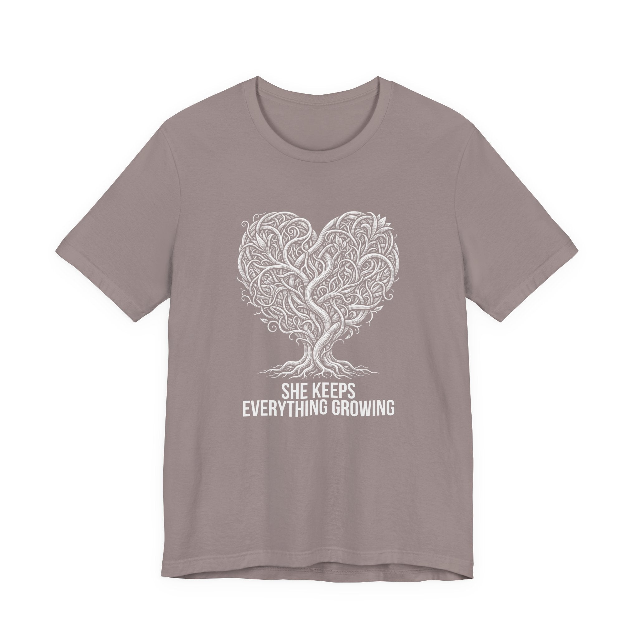 She Keeps Everything Growing - Mothers Day T-Shirt - Gift For Mom