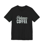 Patience & Coffee Funny Mom T-Shirt Sarcastic Gift for Moms