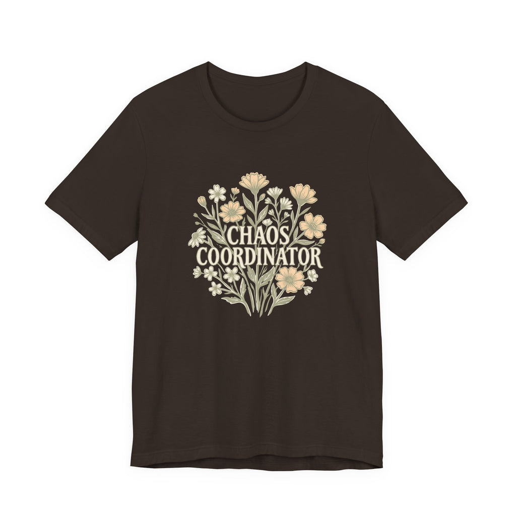 Chaos Coordinator Funny Mom T-Shirt Sarcastic Gift for Tired Moms