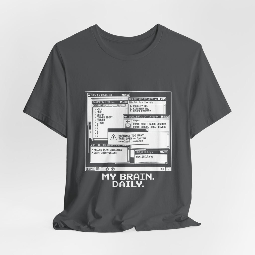 Mama Brain Tabs -  Funny Mom Gift, Sarcastic Mom Tee