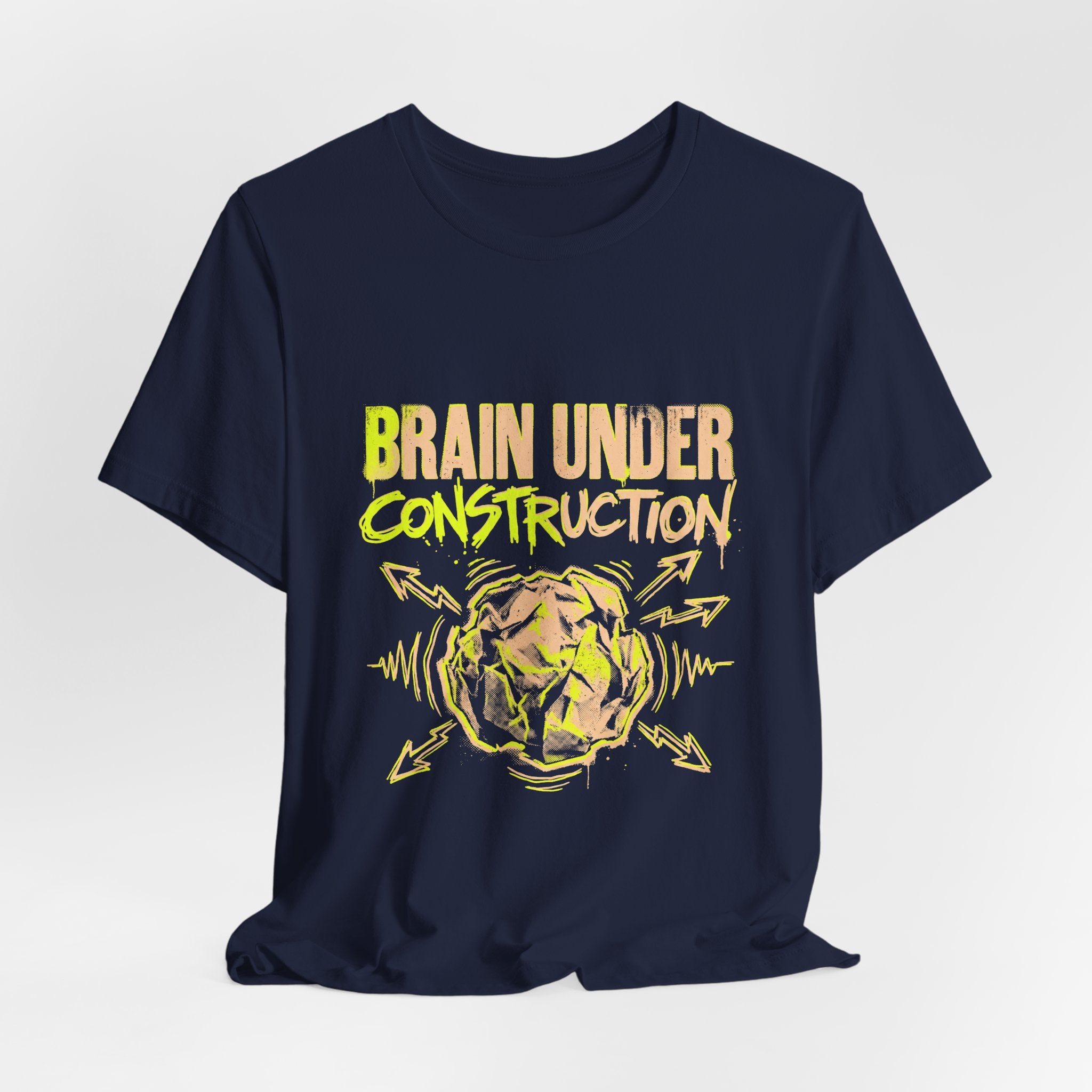 Brain Under Construction Funny Mom Gift Shirt Mom Life Tee