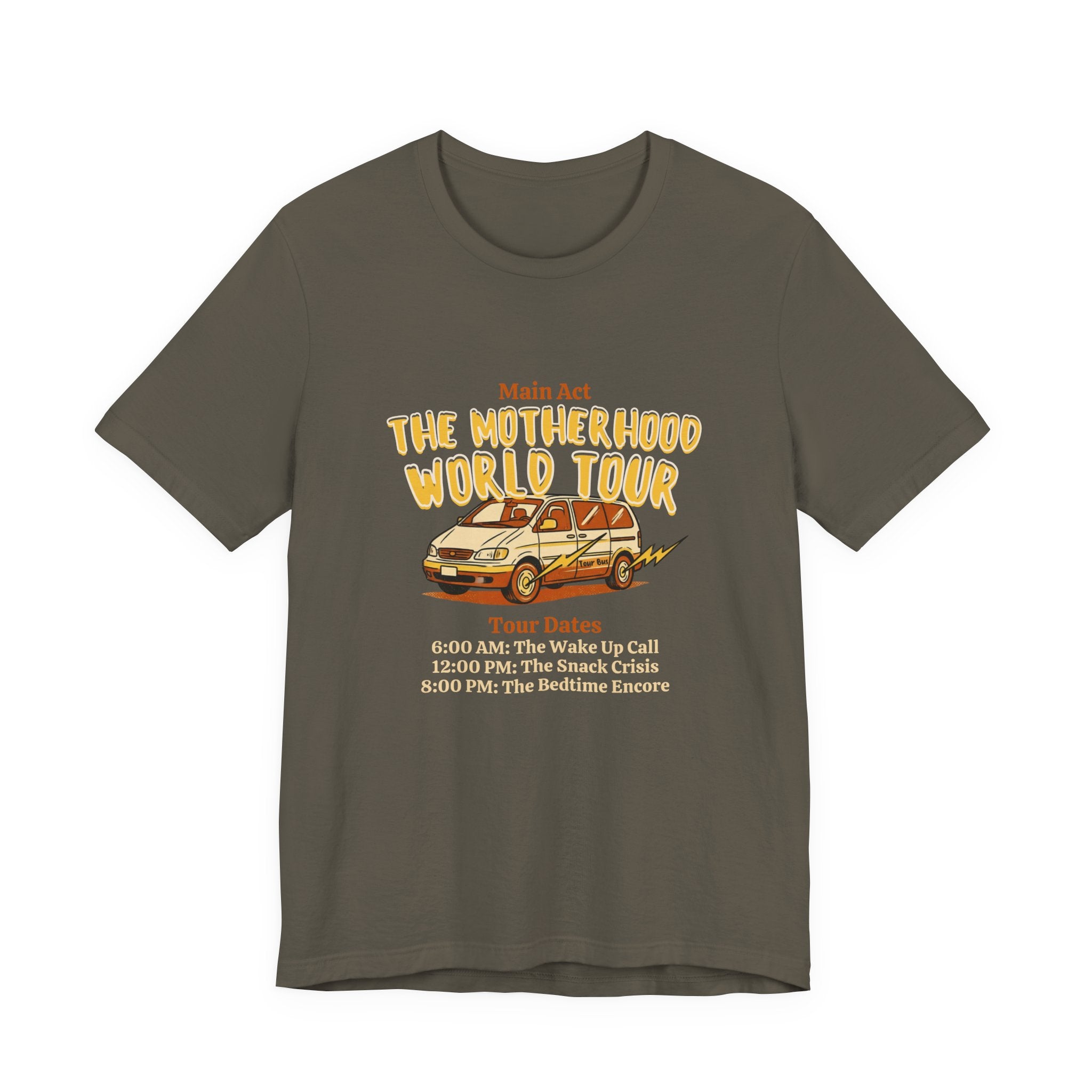 The Motherhood World Tour Funny Mom Shirt Real Mom Life Tee