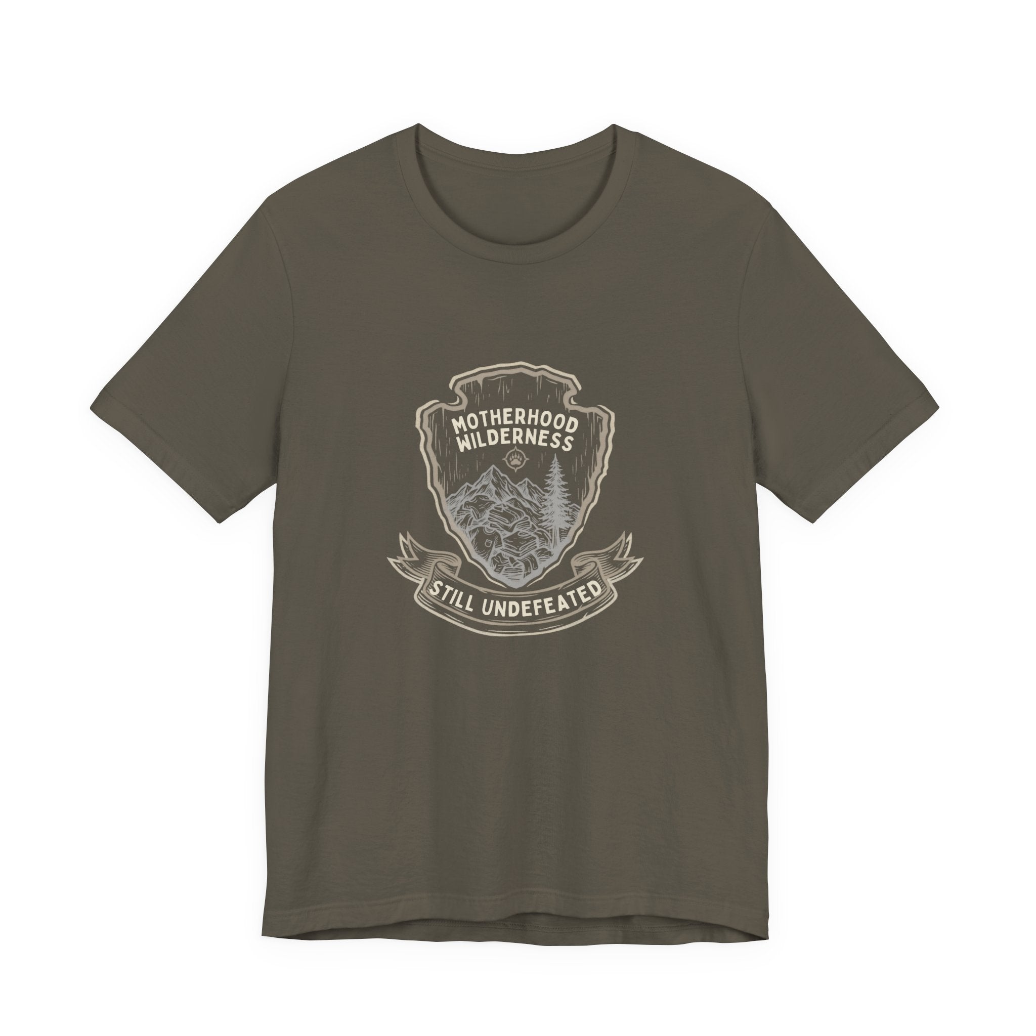 Motherhood Wilderness Funny Mom T-Shirt Sarcastic Gift
