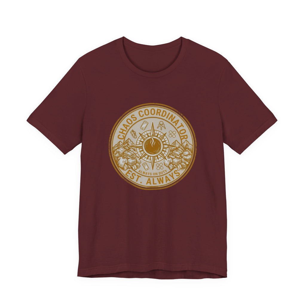 Chaos Coordinator Compass Funny Mom T-Shirt Sarcastic Gift