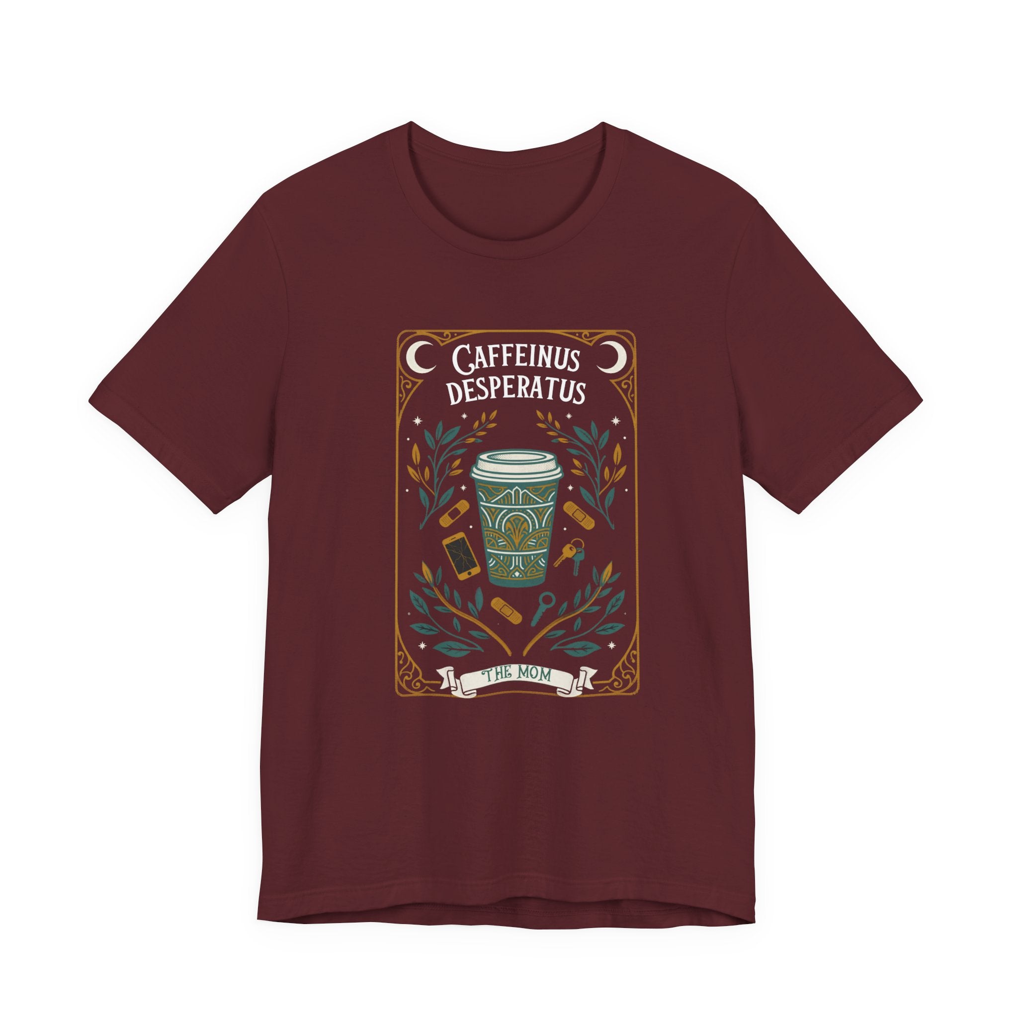 Caffeinus Desperatus The Mom Funny Mom T-Shirt Sarcastic Gift