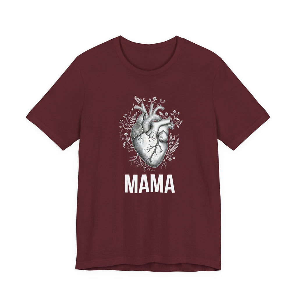 Mama Heart - Mothers Day T-Shirt - Gift For Mom