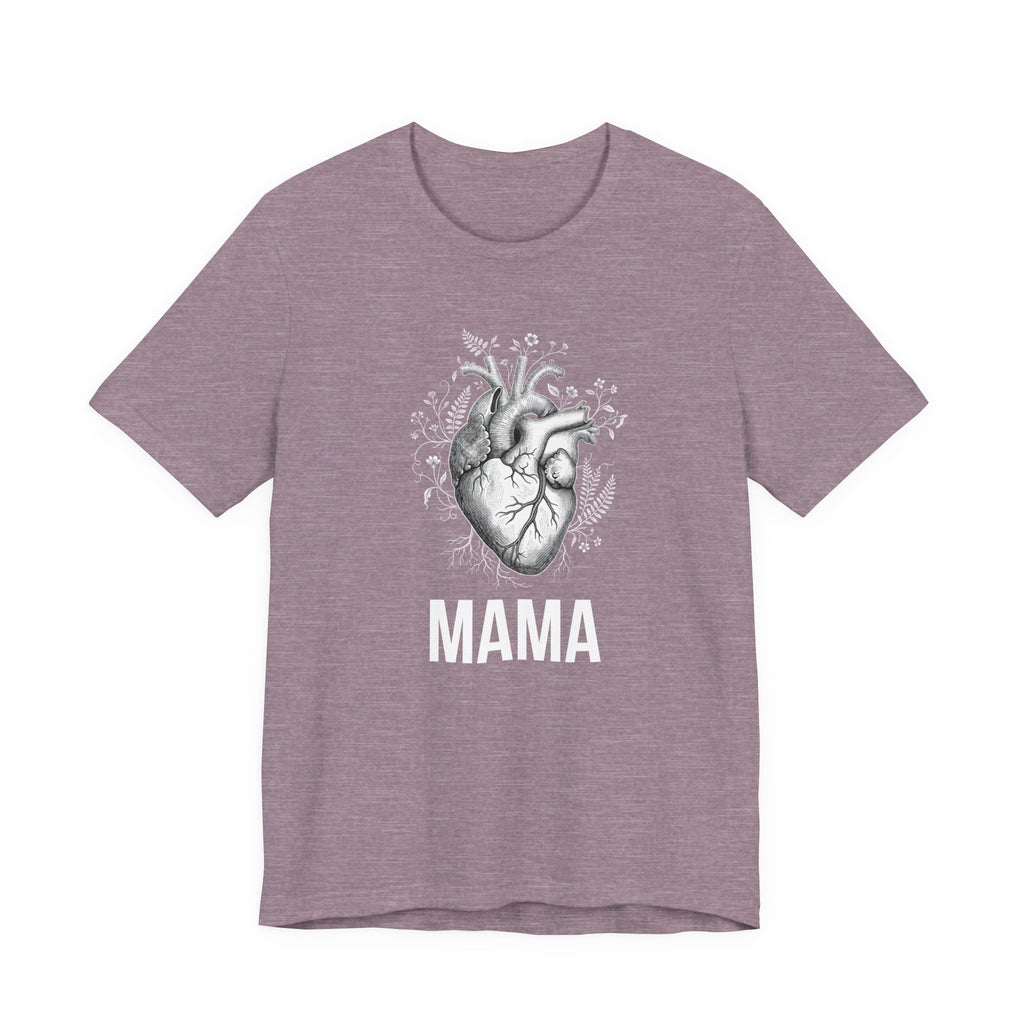 Mama Heart - Mothers Day T-Shirt - Gift For Mom