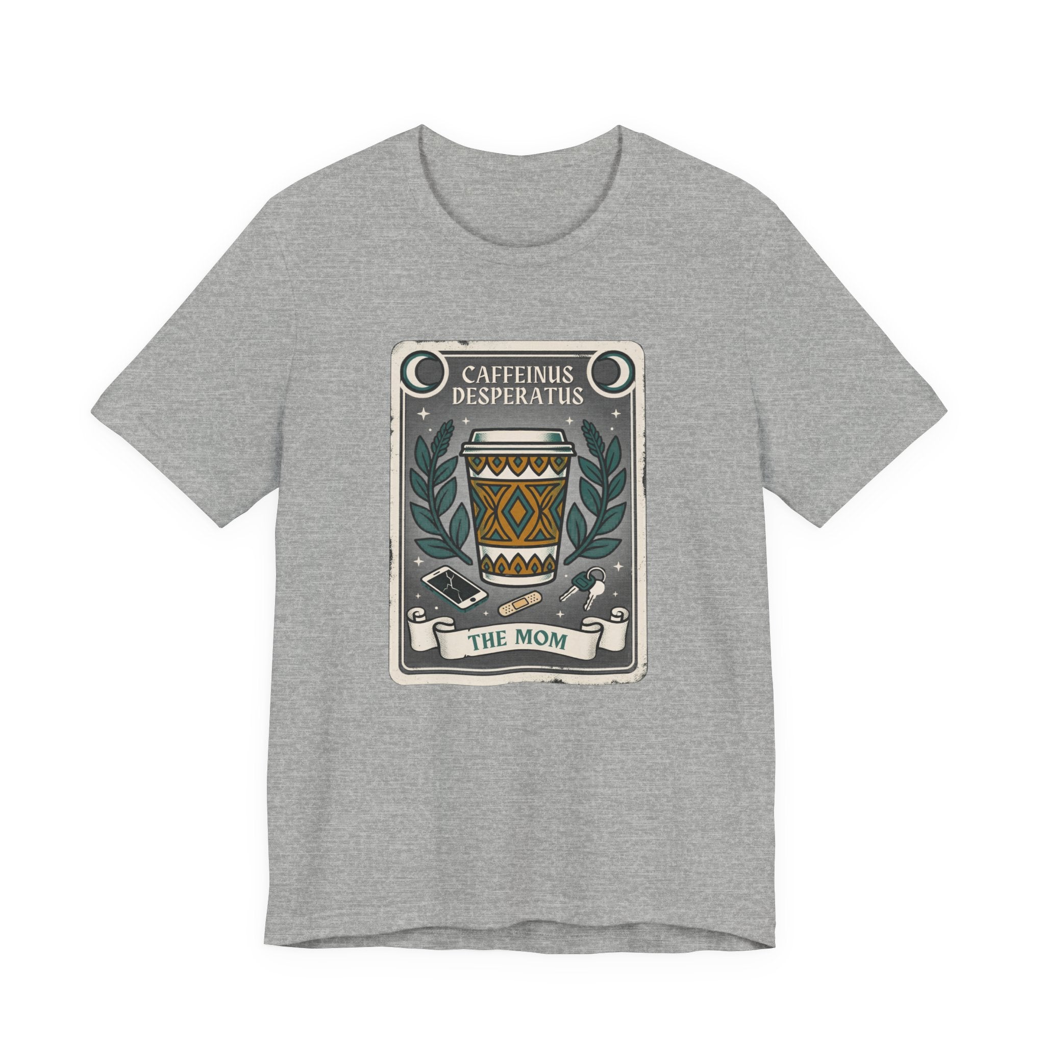 Caffeinus Desperatus Funny Mom T-Shirt Sarcastic Gift
