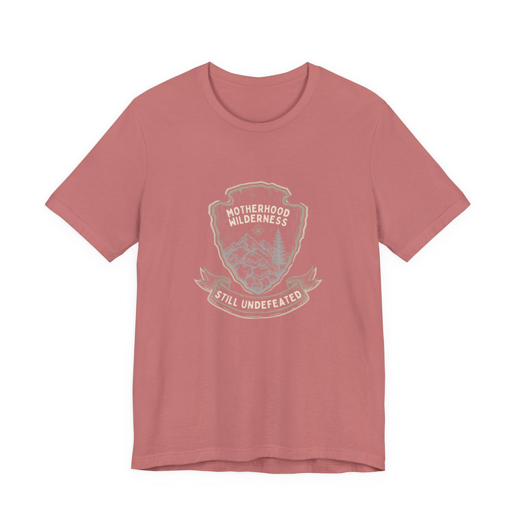 Motherhood Wilderness Funny Mom T-Shirt Sarcastic Gift