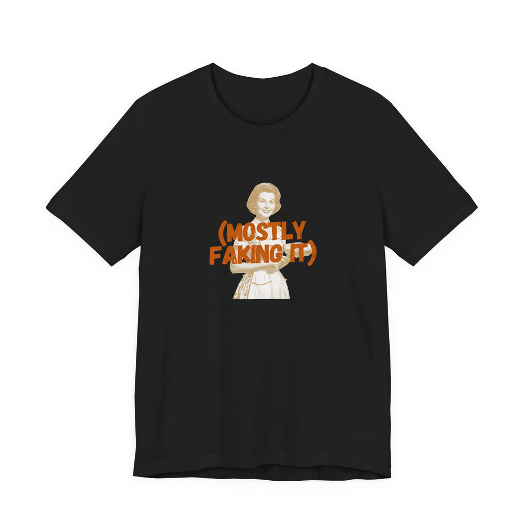 Mostly Winging It Funny Mom T-Shirt Sarcastic Gift