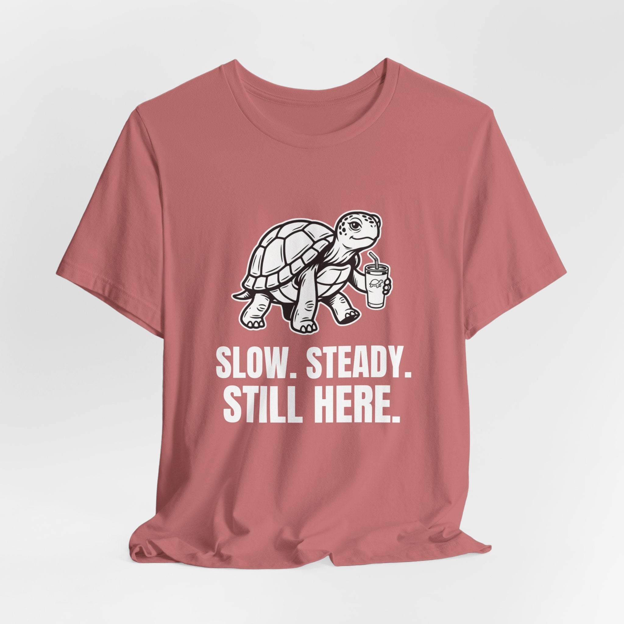 Slow Steady Still Here Funny Mom Gift Sarcastic Mom Tee