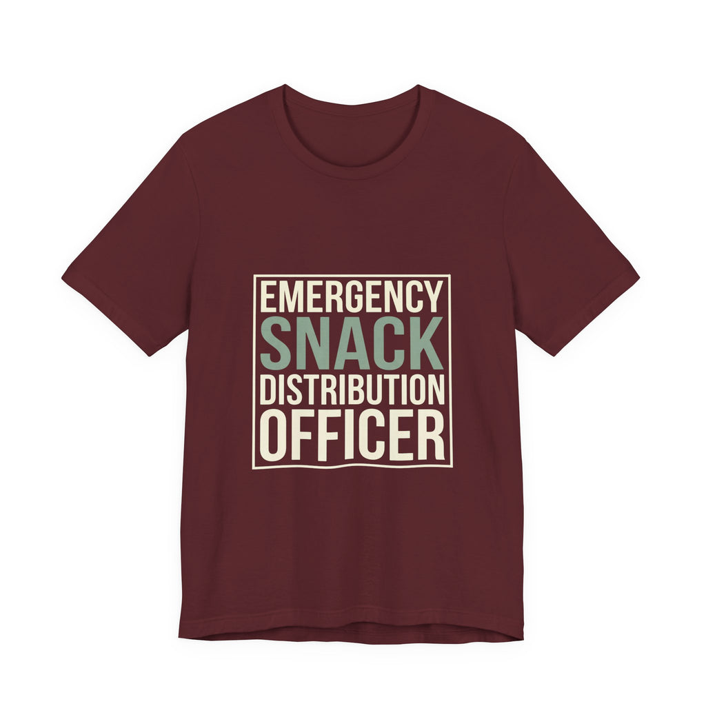 Emergency Snack Distribution Officer -  Funny Mom Gift Shirt