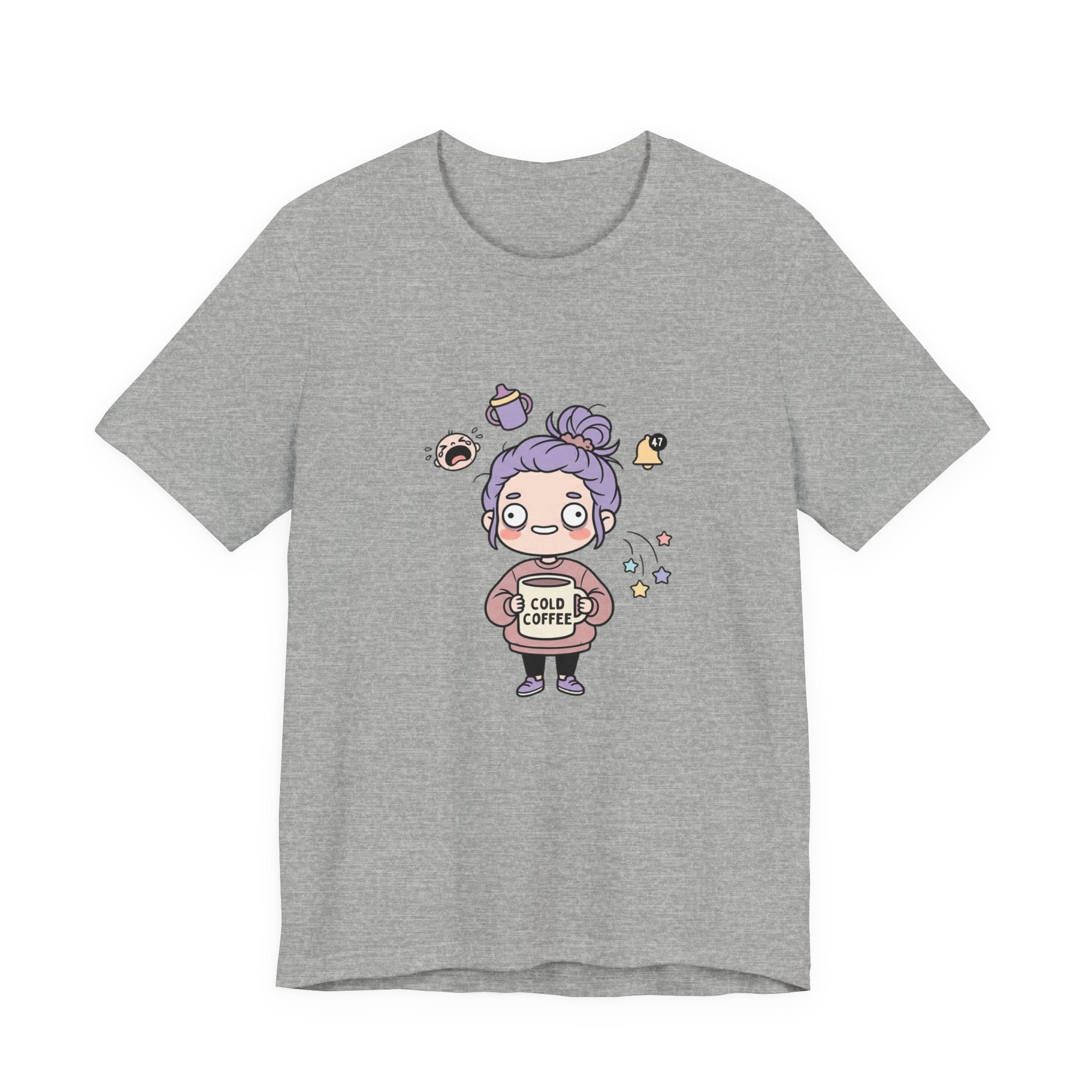 Tired Mom Kawaii Funny Mom Shirt | Relatable Mom Life Apparel