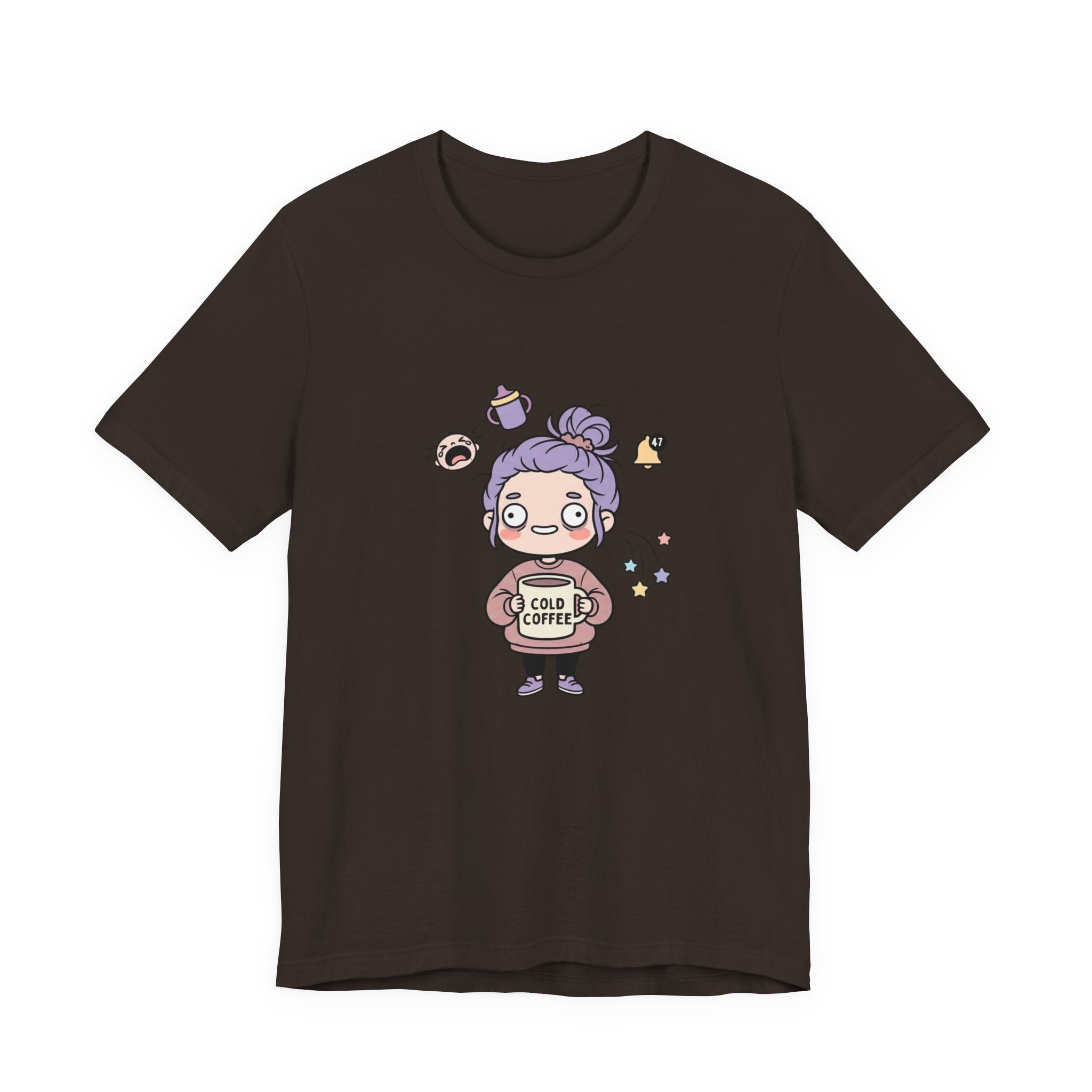 Tired Mom Kawaii Funny Mom Shirt | Relatable Mom Life Apparel