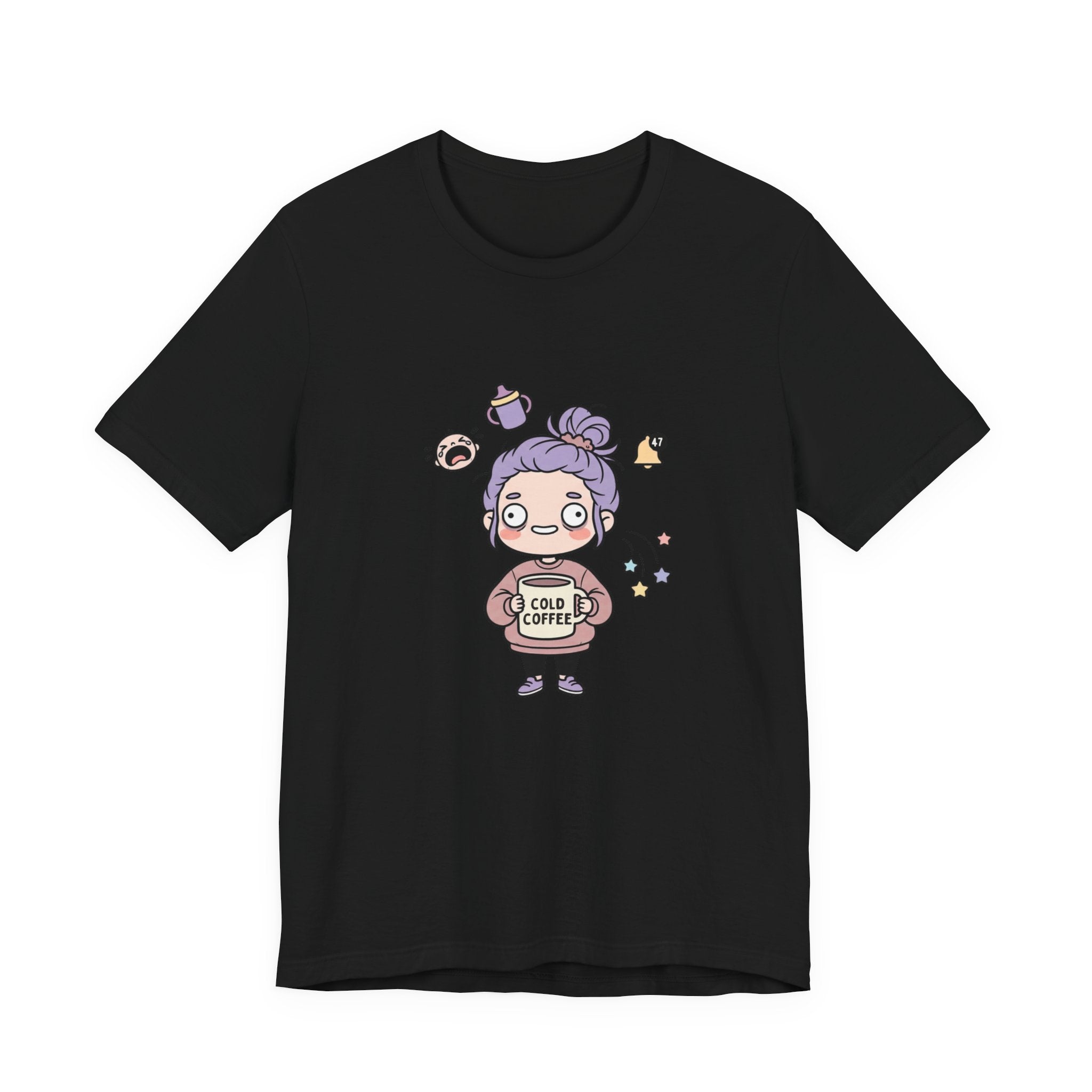 Tired Mom Kawaii Funny Mom Shirt | Relatable Mom Life Apparel