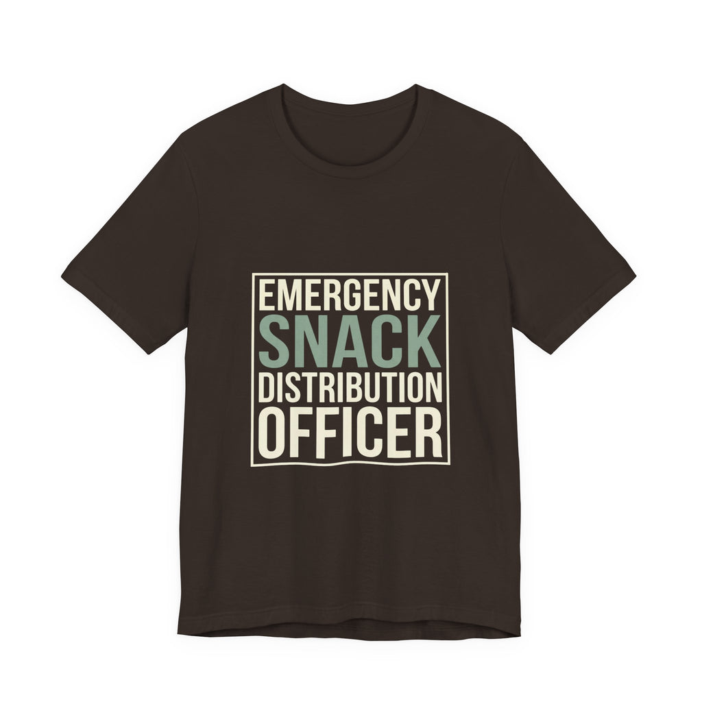 Emergency Snack Distribution Officer -  Funny Mom Gift Shirt
