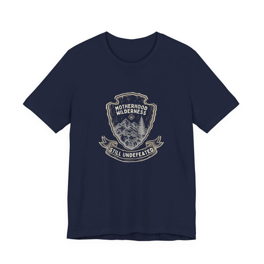 Motherhood Wilderness Funny Mom T-Shirt Sarcastic Gift