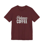 Patience & Coffee Funny Mom T-Shirt Sarcastic Gift for Moms