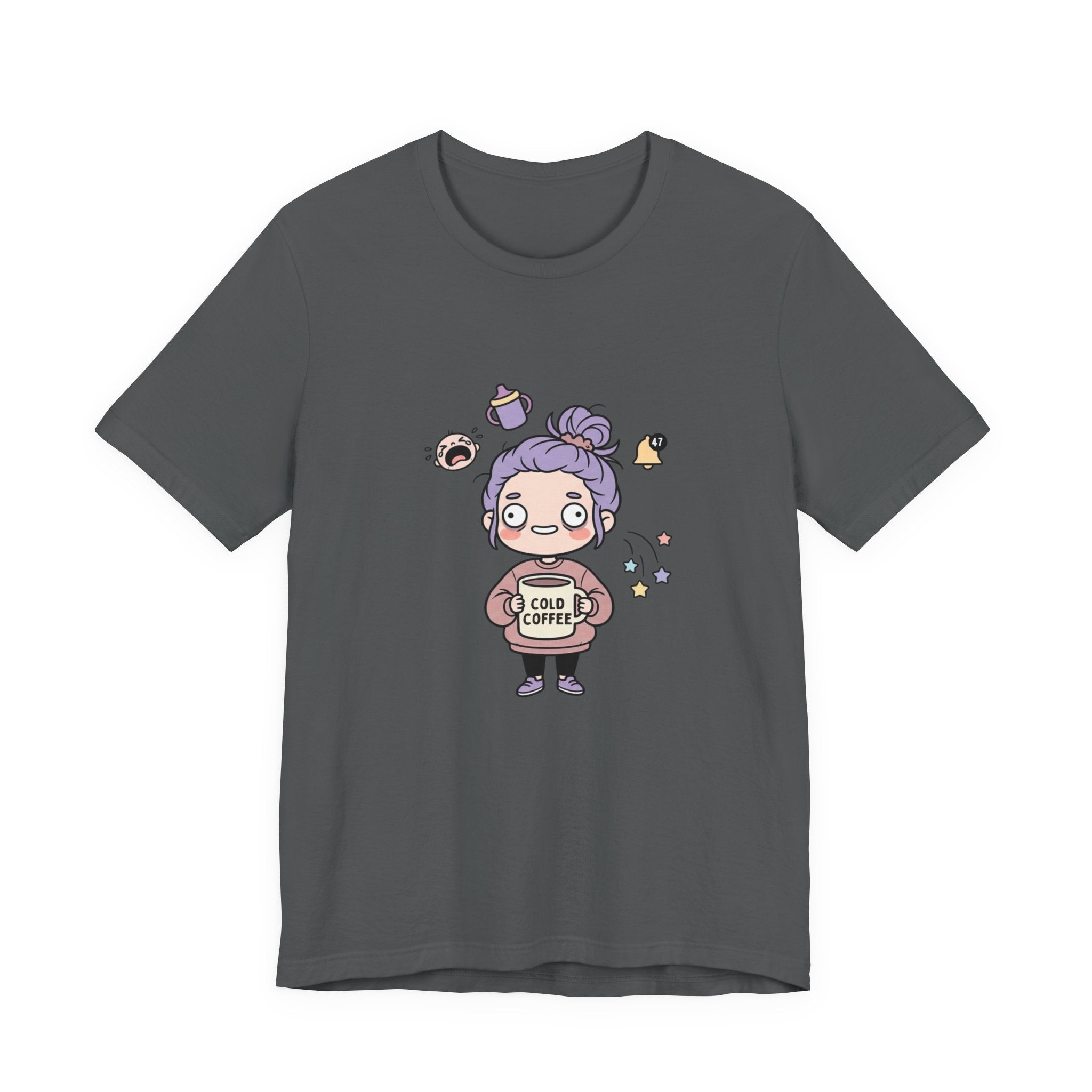 Tired Mom Kawaii Funny Mom Shirt | Relatable Mom Life Apparel