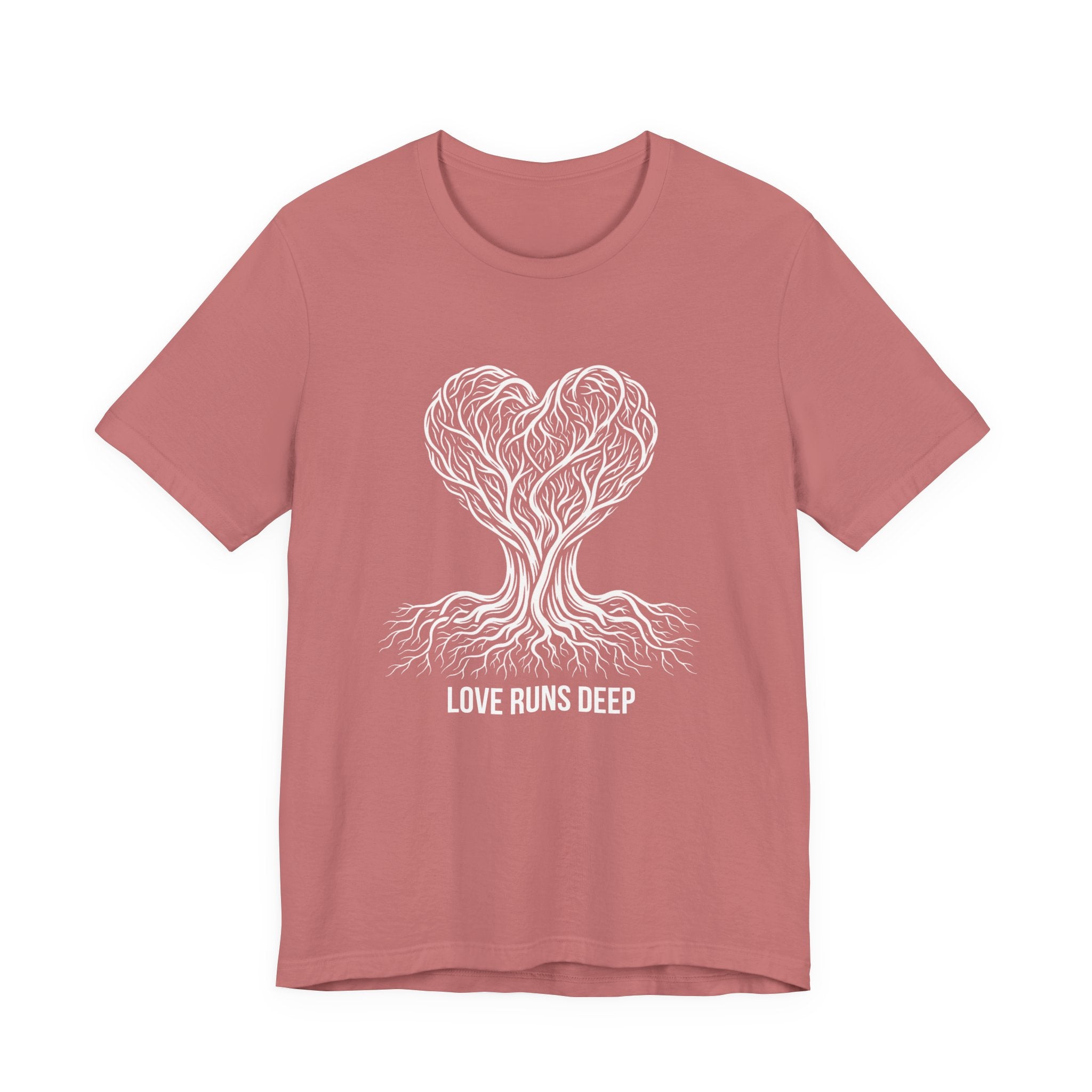 Love Runs Deep - Mothers Day T-Shirt - Gift For Mom