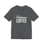 Patience & Coffee Funny Mom T-Shirt Sarcastic Gift for Moms