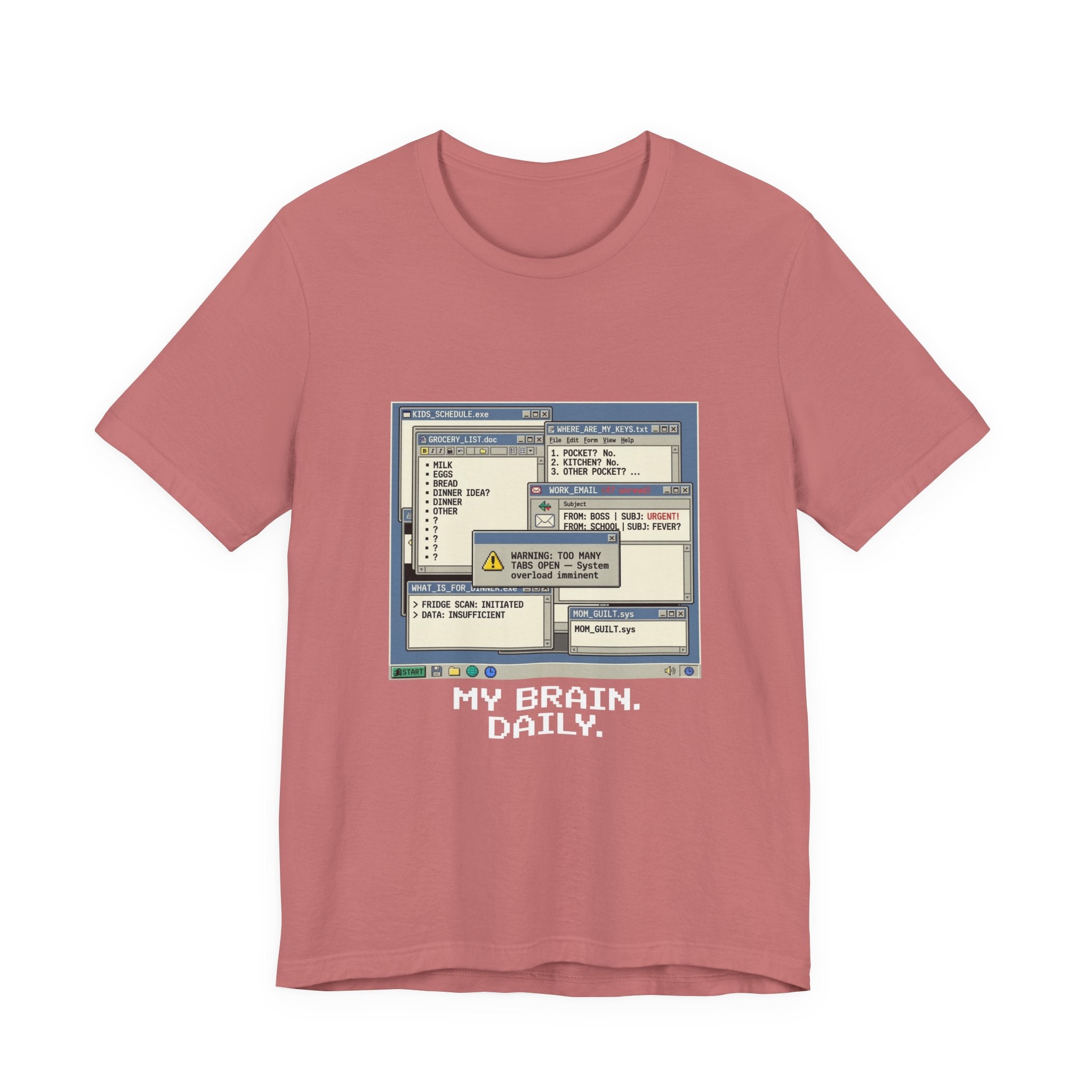 Mama Brain - Funny Mom Gift, Sarcastic Mom Tee