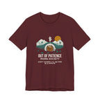 Out of Patience Moms Society Funny Mom T-Shirt