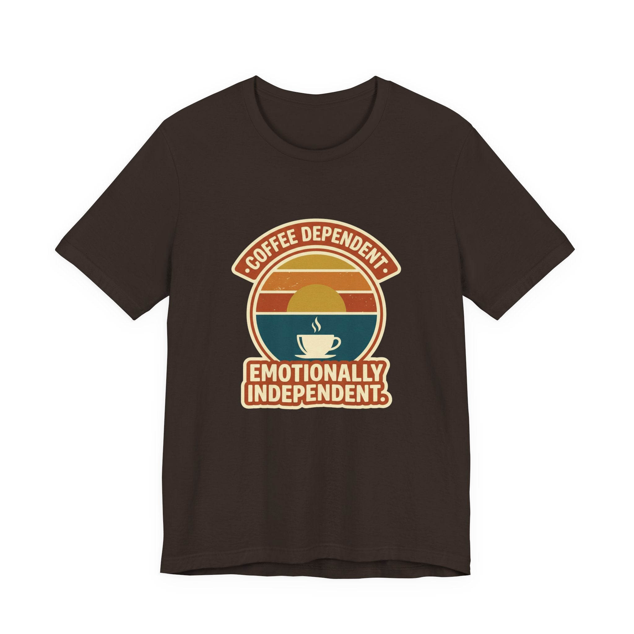 COFFEE DEPENDANT GRAPHIC TEE - FUNNY MOM T-SHIRT