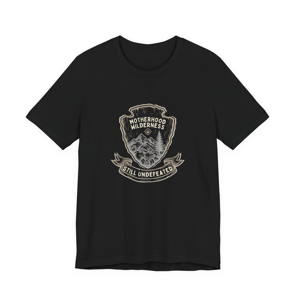 Motherhood Wilderness Funny Mom T-Shirt Sarcastic Gift
