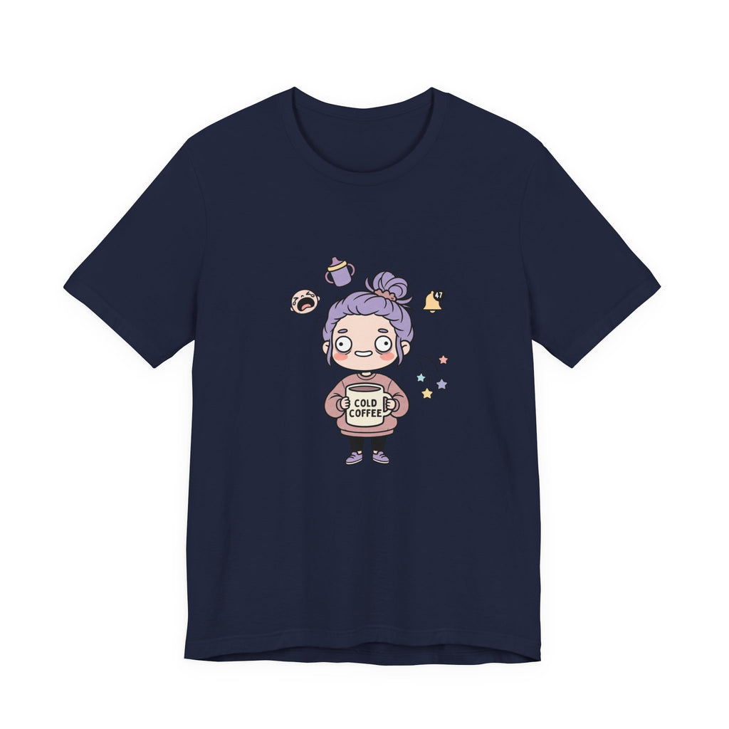 Tired Mom Kawaii Funny Mom Shirt | Relatable Mom Life Apparel