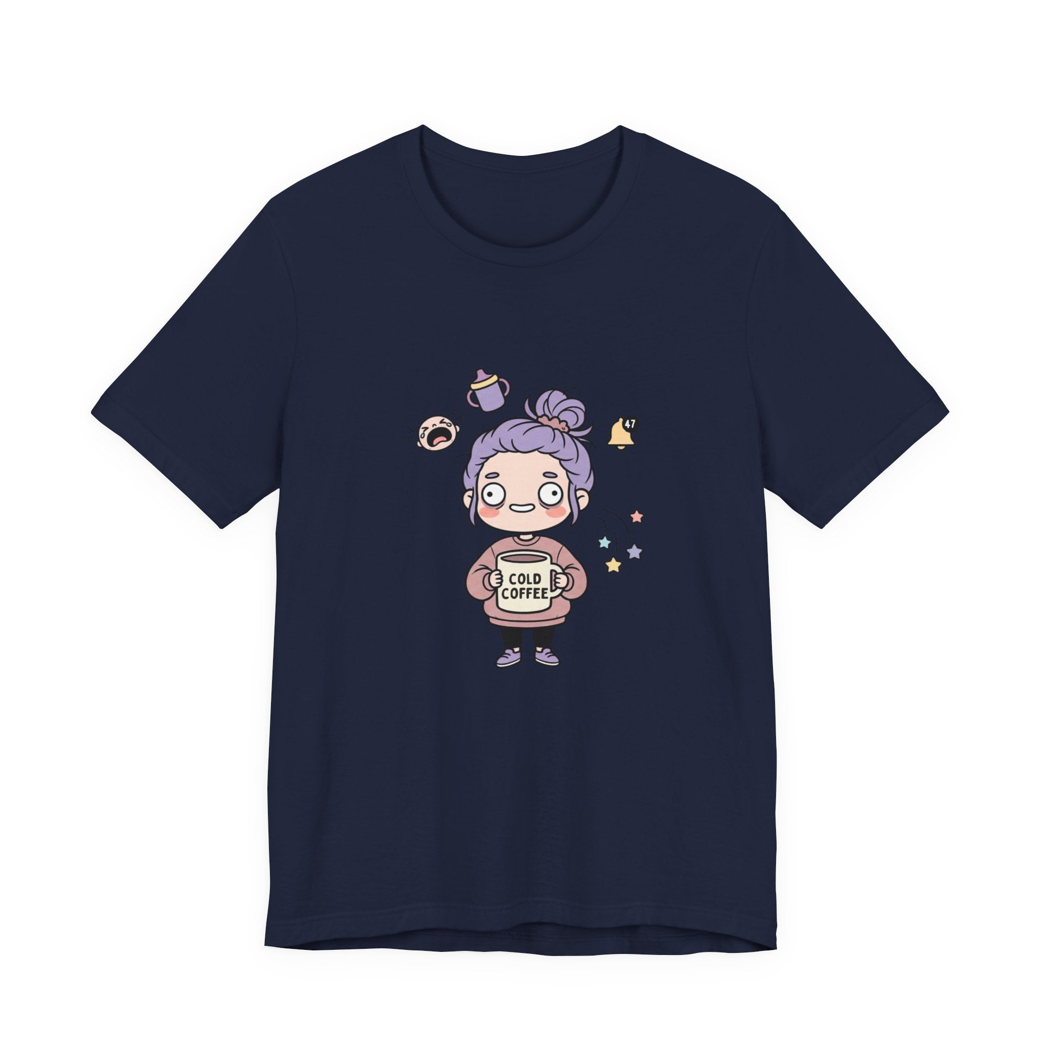 Tired Mom Kawaii Funny Mom Shirt | Relatable Mom Life Apparel