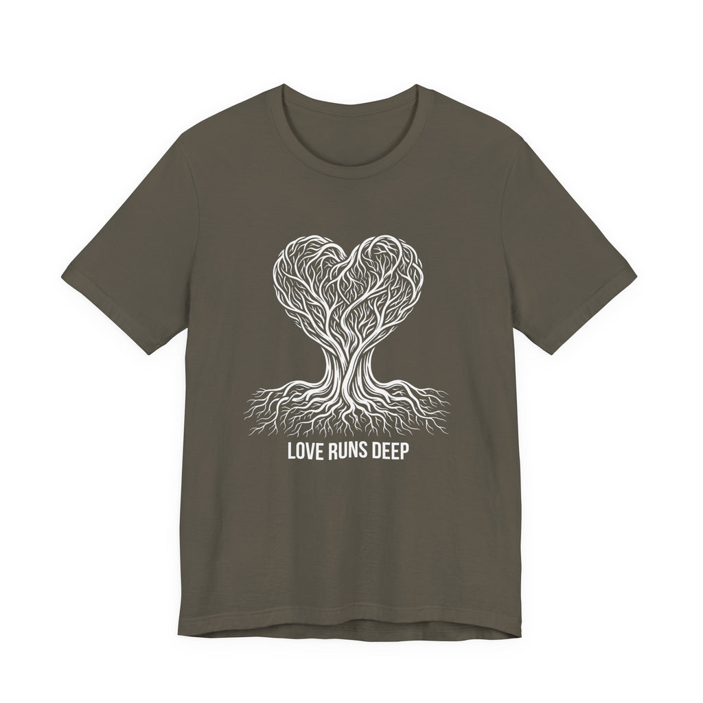 Love Runs Deep - Mothers Day T-Shirt - Gift For Mom