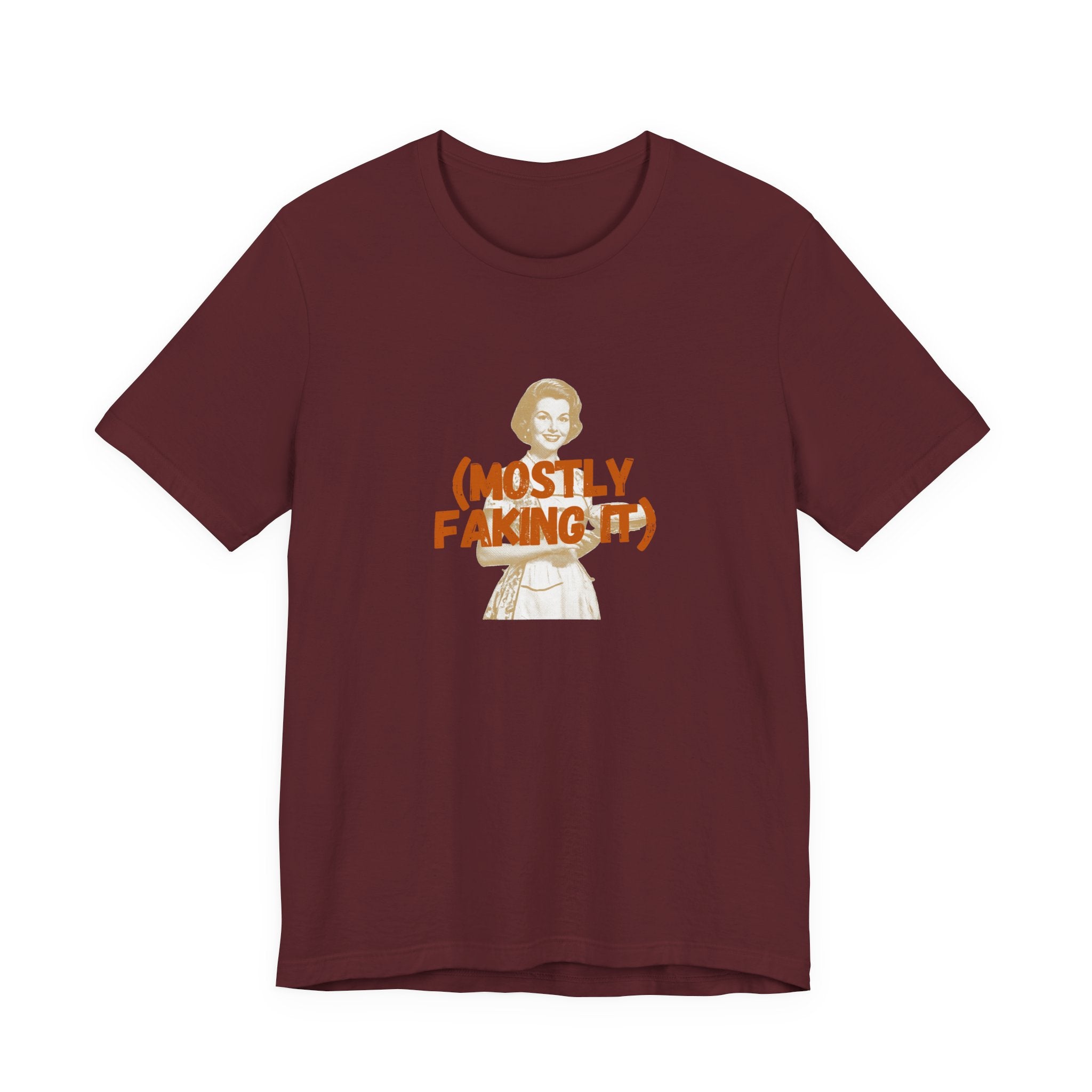 Mostly Winging It Funny Mom T-Shirt Sarcastic Gift