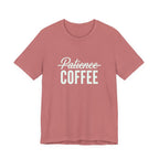 Patience & Coffee Funny Mom T-Shirt Sarcastic Gift for Moms
