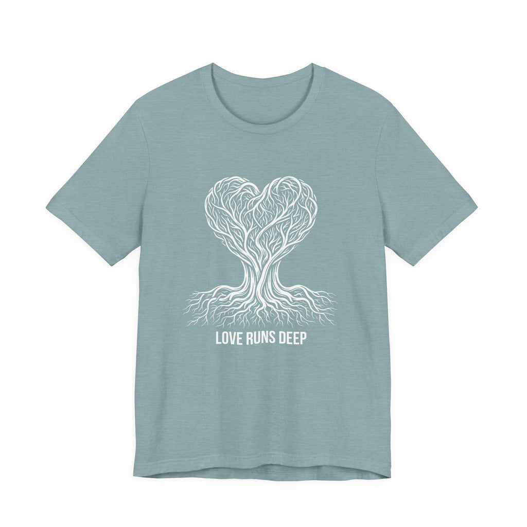 Love Runs Deep - Mothers Day T-Shirt - Gift For Mom